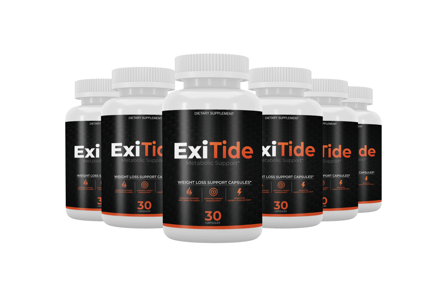 Six bottles of ExiTide