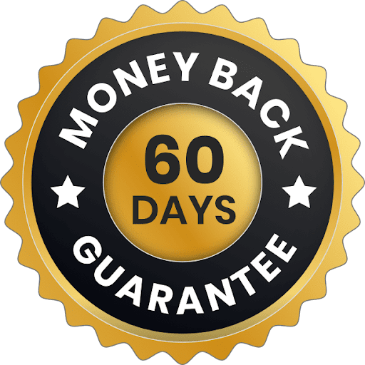 60-day satisfaction guarantee badge